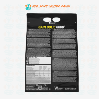 OLIMP Gain Bolic 6000 - Ultimate Muscle Mass Gainer Creatine & Taurine Enhanced Triple-Source Protein for Growth 6.8Kg 1